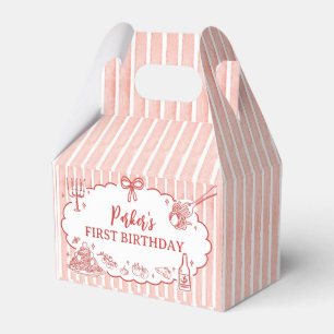 Little Meatball Pasta Birthday Party Favor Box