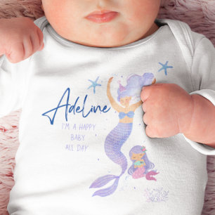 Little Mermaid Baby Bodysuit
