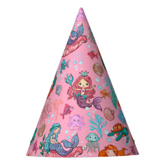 Little Mermaid Birthday Party Hat