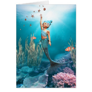 Little Mermaid Card