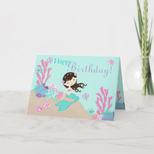 Little Mermaid Card 2C Brunette