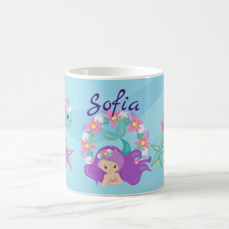 little mermaid coffee mug