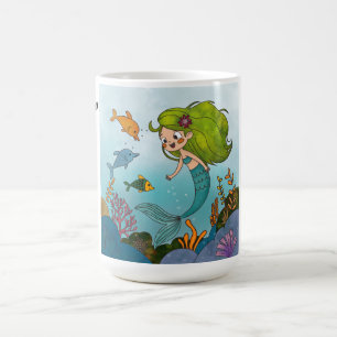 Little mermaid coffee mug