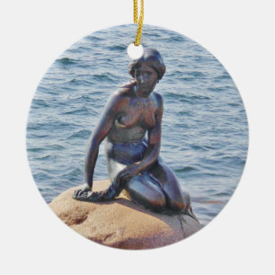 Little Mermaid Copenhagen Circle Ornament