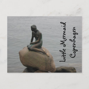 Little Mermaid Copenhagen Postcard