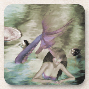 Little Mermaid Cork Coaster