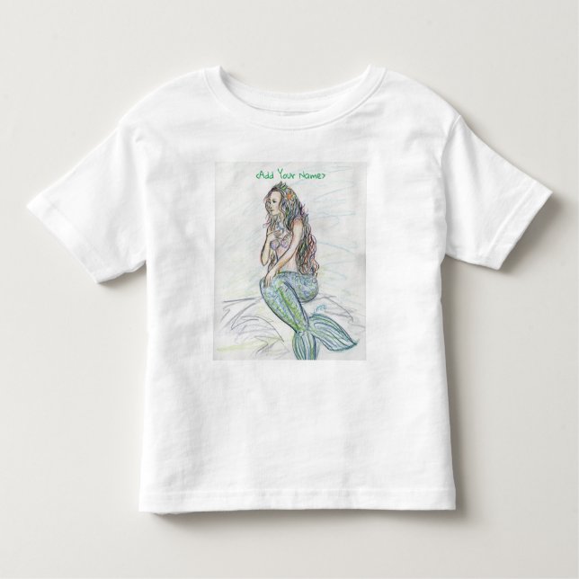 Little Mermaid Fairytales Fantasy Art T-Shirts (Front)