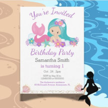 Little Mermaid Glitter Birthday Party