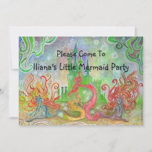 Little Mermaid Invitation