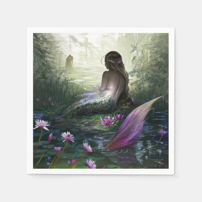 Little Mermaid Napkin (Front)