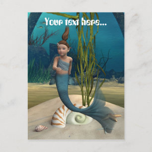 Little Mermaid Postcard
