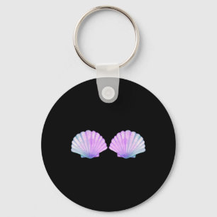 Little Mermaid Seashell Bra Costume Halloween Matc Key Ring