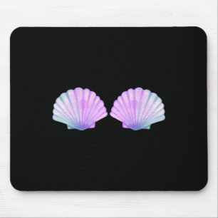 Little Mermaid Seashell Bra Costume Halloween Matc Mouse Pad