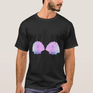 Little Mermaid Seashell Bra Costume Halloween Matc T-Shirt