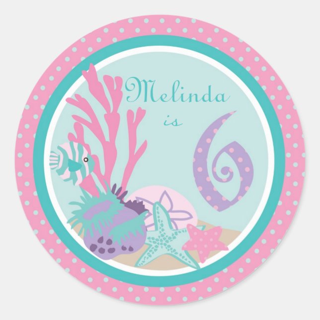 Little Mermaid Sticker 6 (Front)