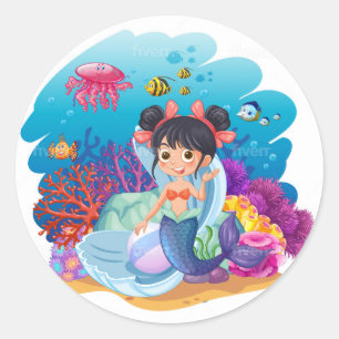 Little mermaid stickers