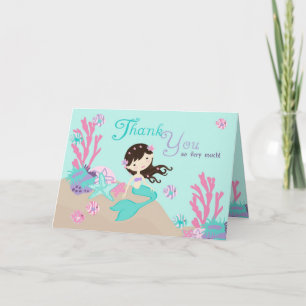 Little Mermaid TY Card 2 Brunette