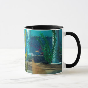 Little Mermaid with Anemone Flower Mug