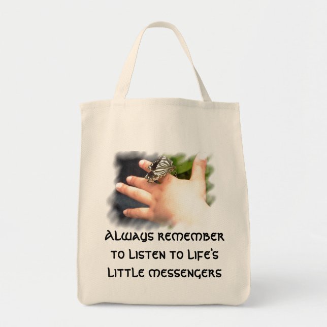 Little Messengers Grocery Tote Bag (Front)