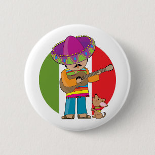 Little Mexico 6 Cm Round Badge
