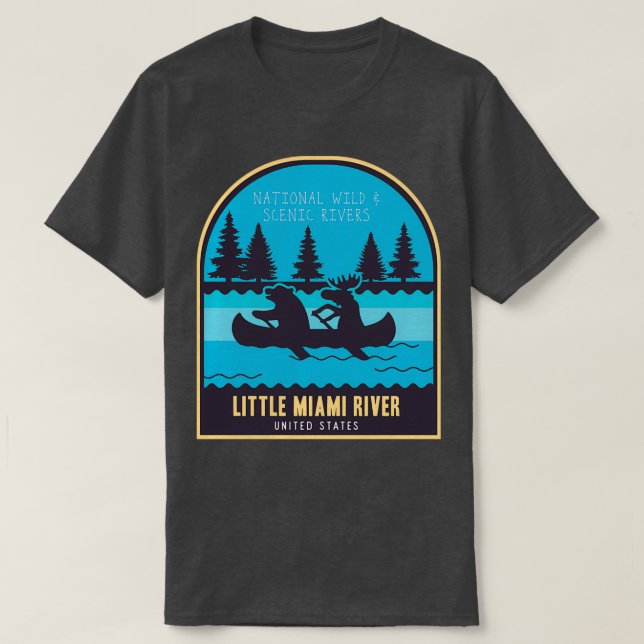 Little Miami river National Wild and Scenic River T-Shirt (Design Front)