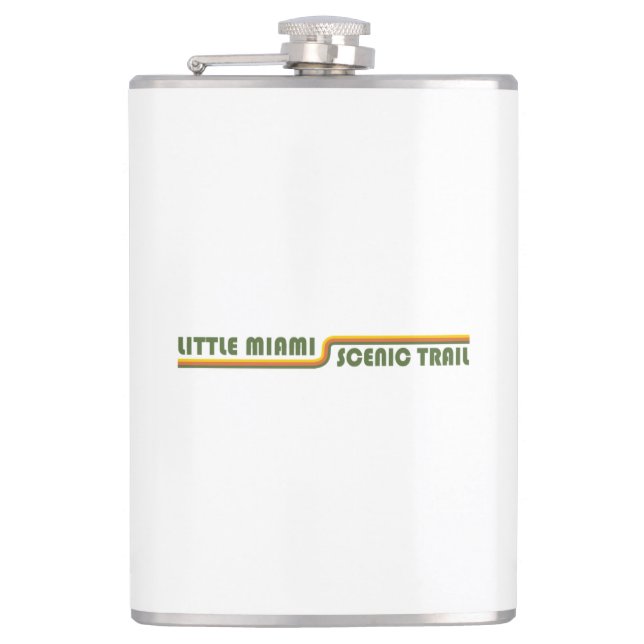 Little Miami Scenic Trail Ohio Hip Flask (Front)
