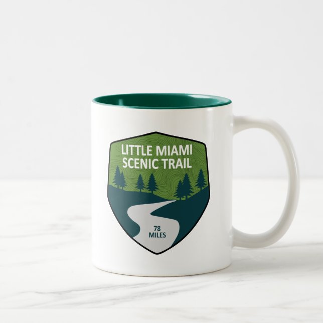 Little Miami Scenic Trail Two-Tone Coffee Mug (Right)