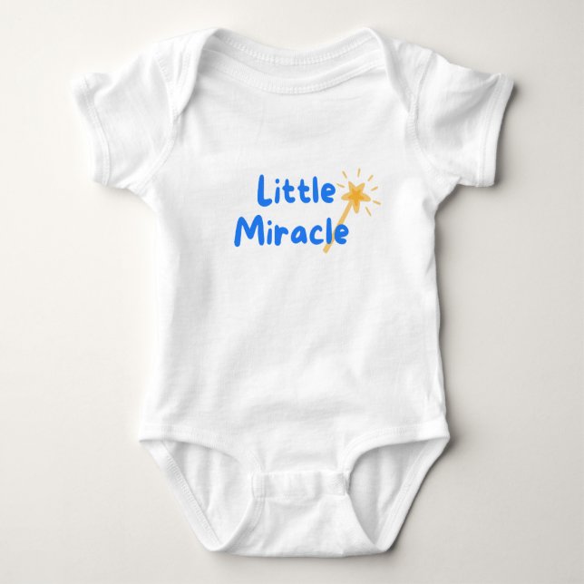 Little miracle baby body suit baby bodysuit (Front)