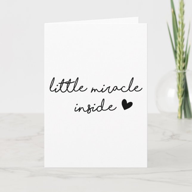 Little Miracle Inside Card (Front)