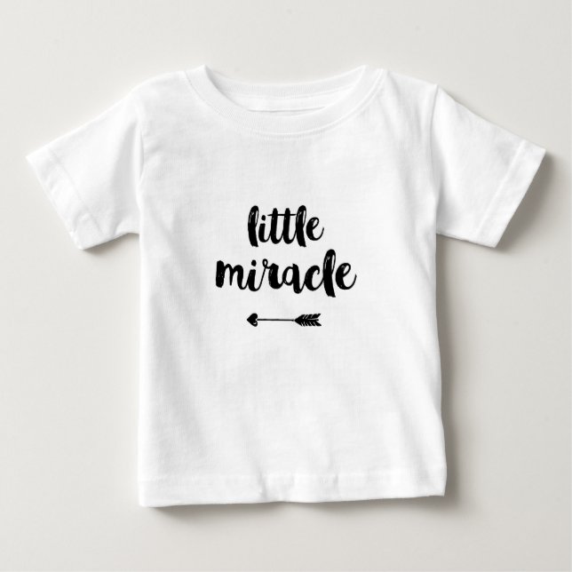 Little miracle typography kids T-shirt (Front)