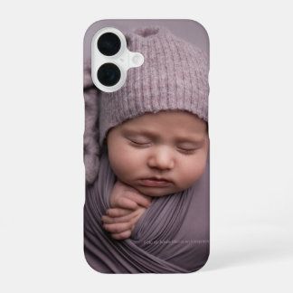 Little Miracles – Personalized Baby Photo Phone Ca iPhone 16 Case