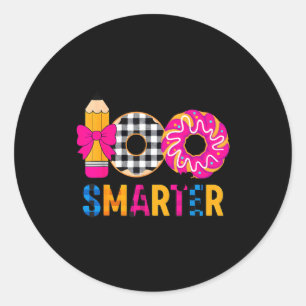 Little Miss 100 Days Smarter Celebration 100 Days Classic Round Sticker