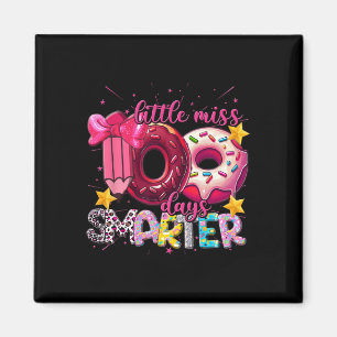 Little Miss 100 Days Smarter Doughnut Happy 100 Da Magnet