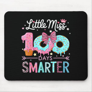 Little Miss 100 Days Smarter Kids Girls 100th Day  Mouse Pad