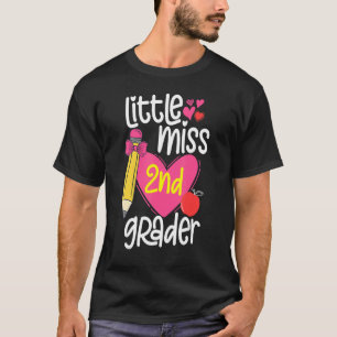 Little Miss 2nd Grade Back To School 2nd Grader G T-Shirt