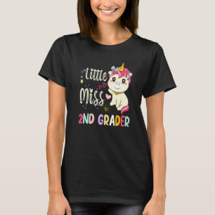 Little Miss 2nd Grader First Day Of School Second T-Shirt