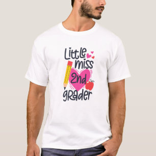 Little Miss 2Nd Grader First Day Of Second Grade G T-Shirt