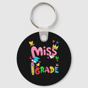 Little Miss 2nd Second Grade Cute Back To School  Key Ring