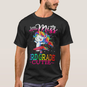 Little Miss 3rd Grade Cutie First Day Of School Un T-Shirt
