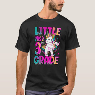 Little Miss 3rd Grade Unicorn Back To School 3rd G T-Shirt