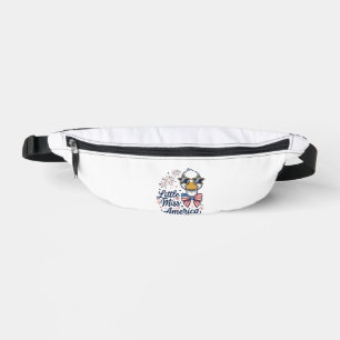 Little Miss America Patriotic Duck Vintage Shirt ( Bum Bags