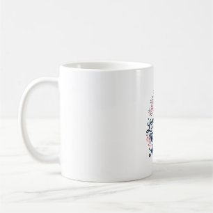 Little Miss America Patriotic Duck Vintage Shirt ( Coffee Mug