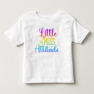 Little Miss Attitude Kids Tees