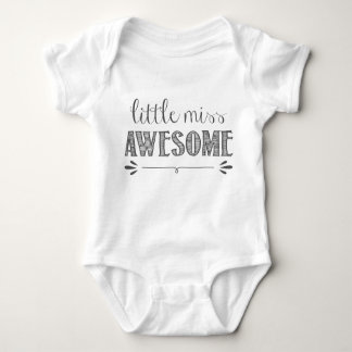 Little Miss Awesome Baby Bodysuit