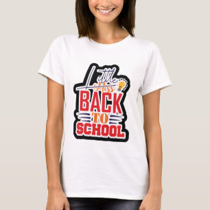 Little Miss Back To School Cute Girls T-Shirt