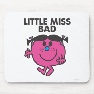 Little Miss Bad Ready For Action Mouse Pad