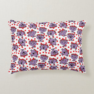 Little Miss Bad   Red Polka Dot Pattern Decorative Cushion
