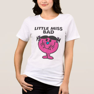 Little Miss Bad Wicked Smile Tri-Blend Shirt