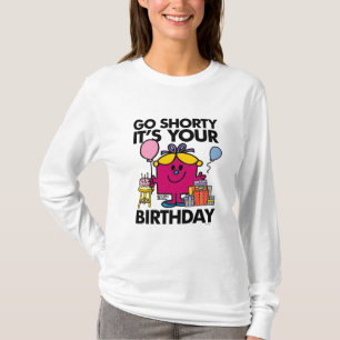 Little Miss Birthday Go Shorty Version 28 T-Shirt