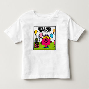 Little Miss Birthday   Presents & Balloons Toddler T-Shirt